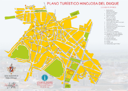 plano ruteo turístico de Hinojosa del Duque